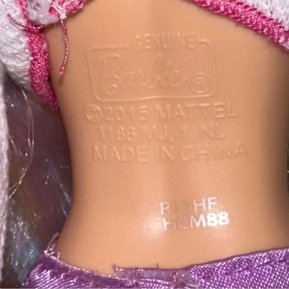 Barbie Totally Hair Fashion Doll HCM88 Long Hair Blonde Blue Purple Restyled